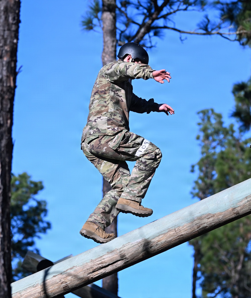 Special Forces Candidates Tackle Obstacle Course