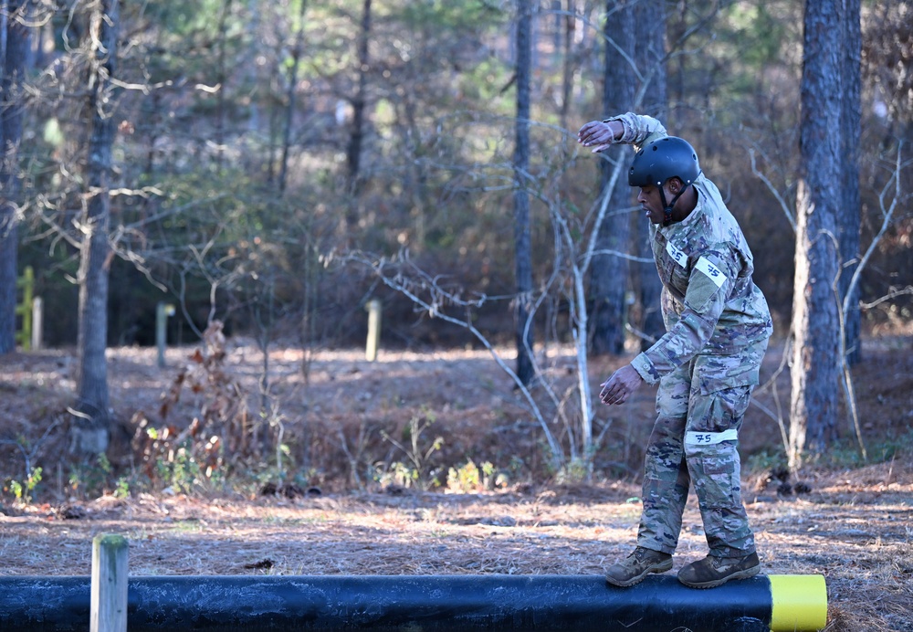 Special Forces Candidates Tackle Obstacle Course