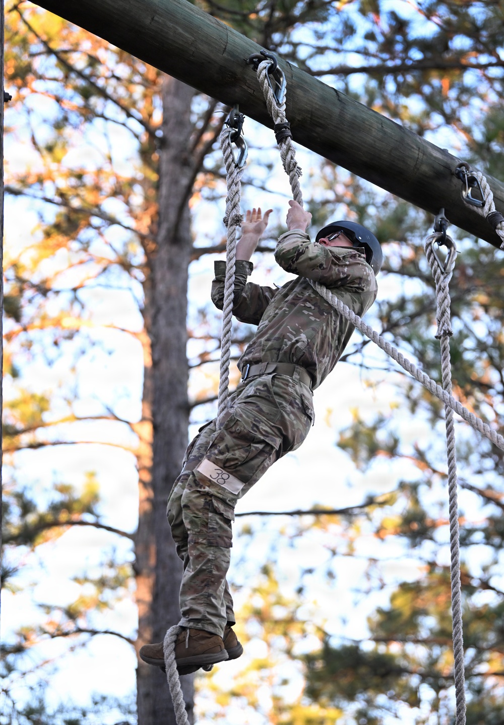 Special Forces Candidates Tackle Obstacle Course