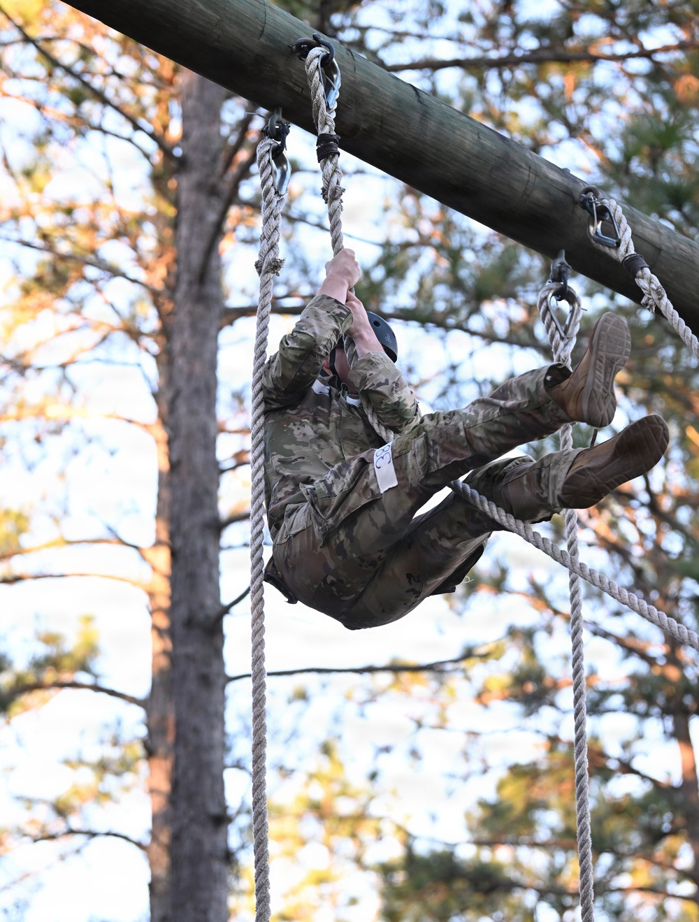 Special Forces Candidates Tackle Obstacle Course