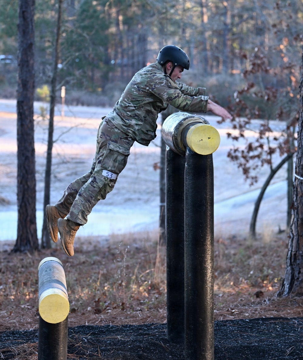 Special Forces Candidates Tackle Obstacle Course