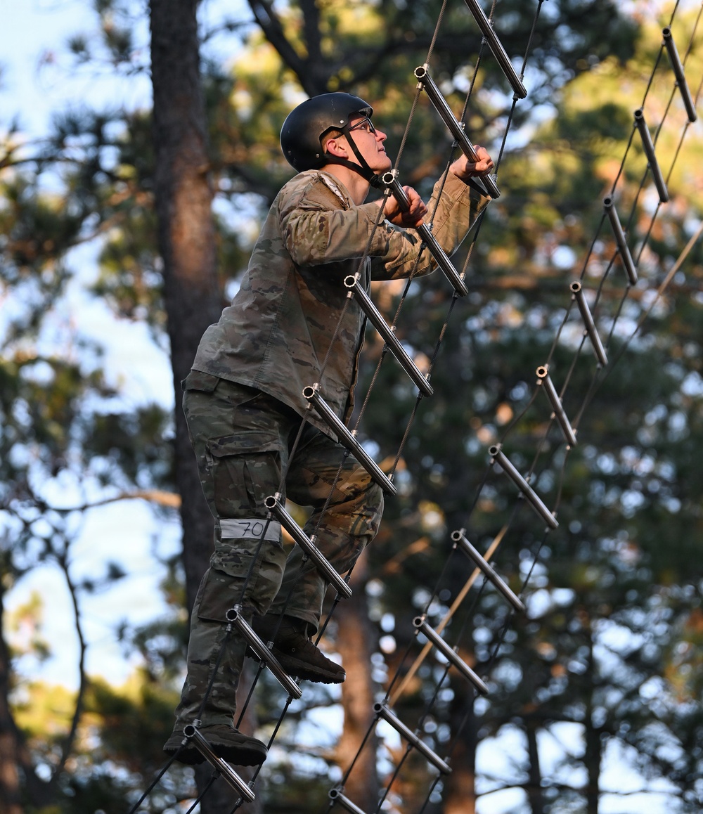 Special Forces Candidates Tackle Obstacle Course