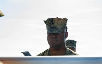 AFMAO and U.S. Navy Honor Guard ground training