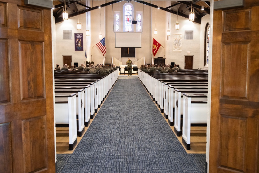 SMMC hosts chaplain town hall on Camp Lejeune
