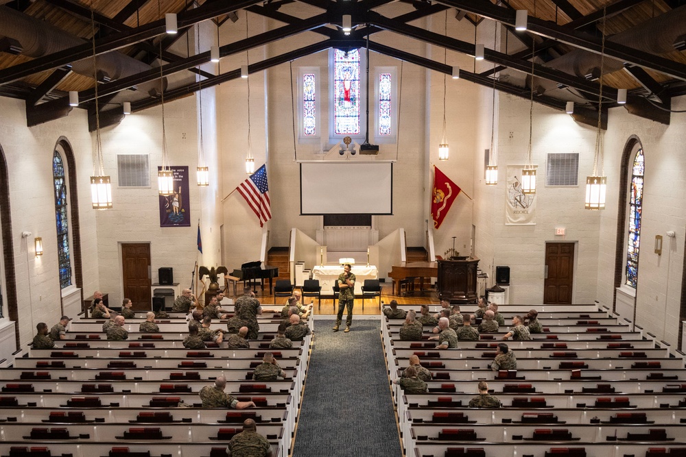 SMMC hosts chaplain town hall on Camp Lejeune
