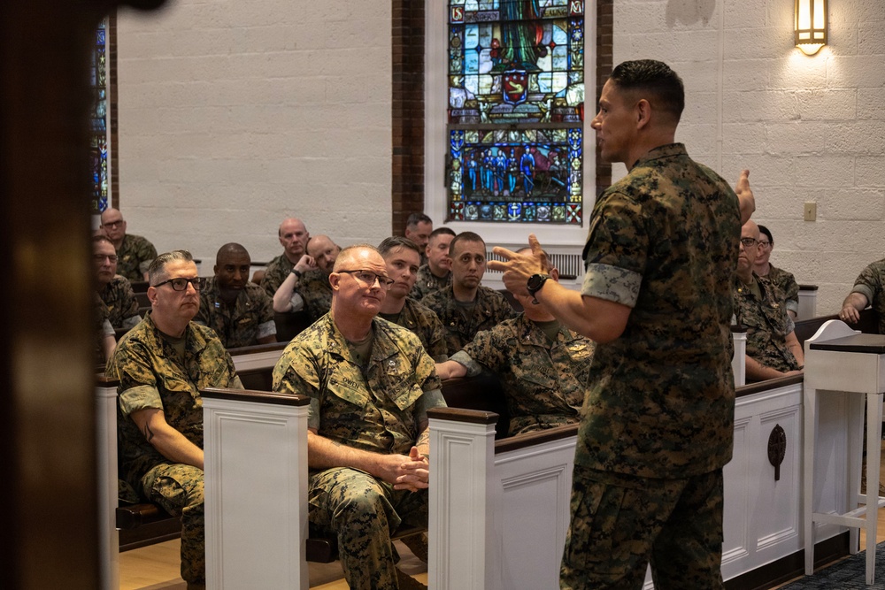 SMMC hosts chaplain town hall on Camp Lejeune