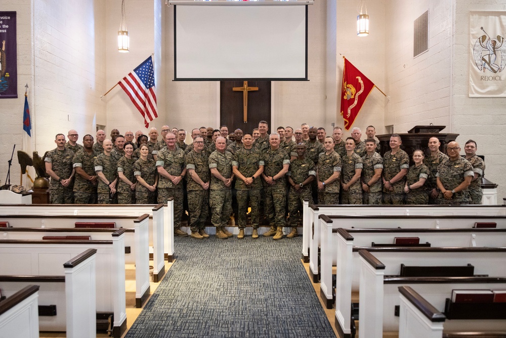 SMMC hosts chaplain town hall on Camp Lejeune
