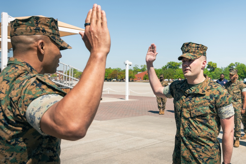 Cpl. Dakota Dodd Reenlistment Ceremony