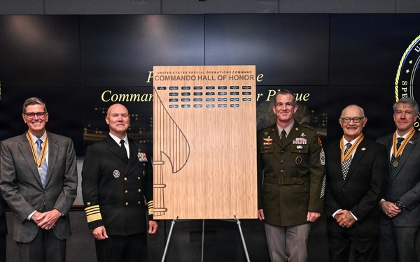 USSOCOM marks 39th Anniversary with Commando Hall of Honor Induction