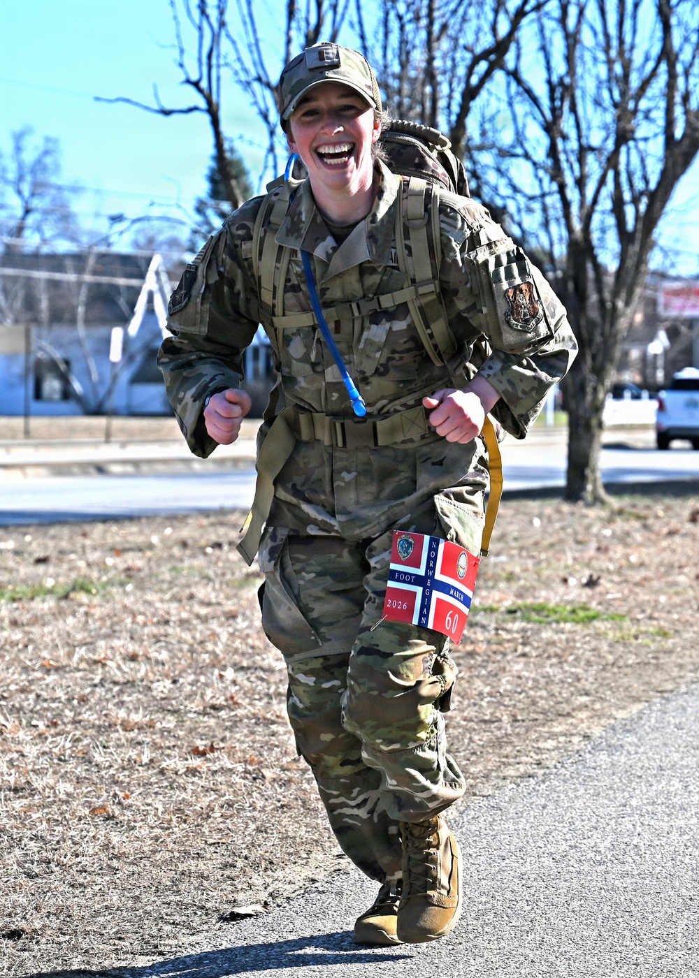 NH National Guard hosts 18.6-mile Norwegian Foot March