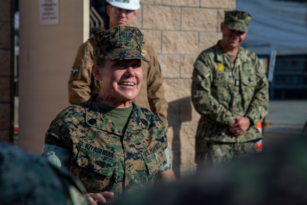 USS Carl Vinson (CVN 70) hosts US Pacific Fleet master chief