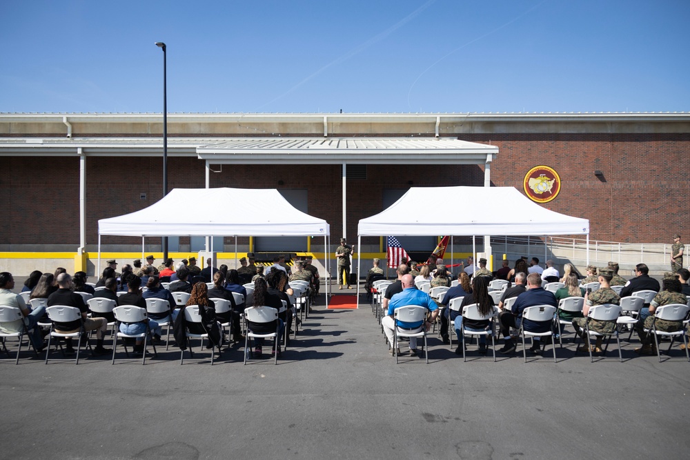 SMMC Ruiz attends Camp Lejeune Class II Logistics Facility ribbon cutting