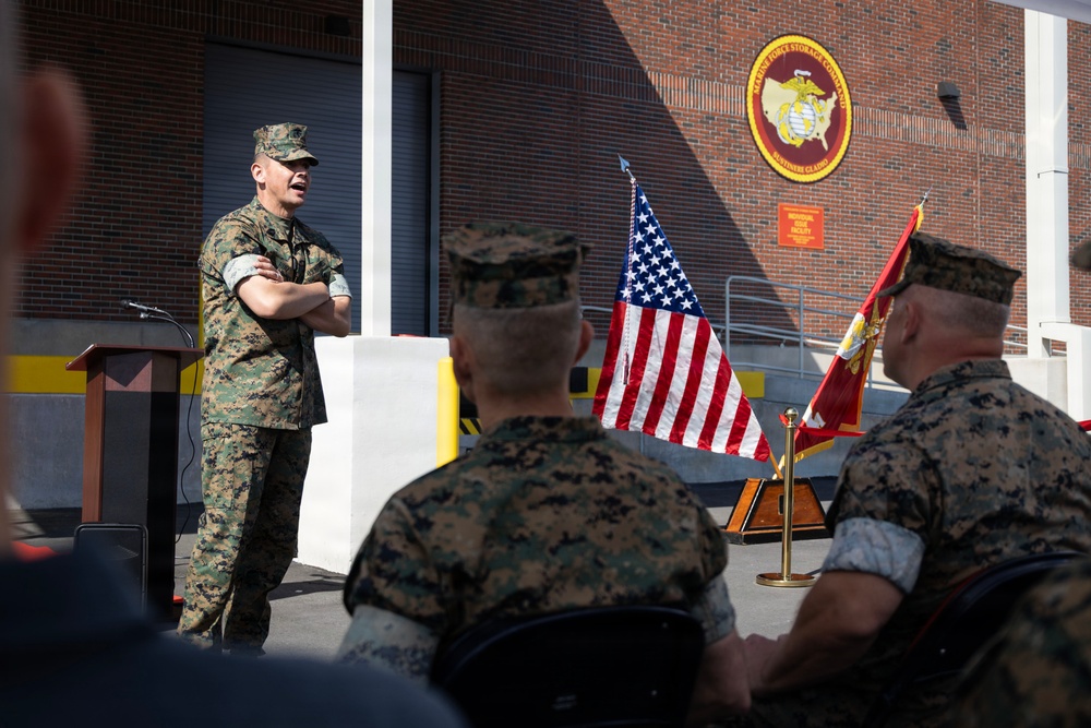 SMMC Ruiz attends Camp Lejeune Class II Logistics Facility ribbon cutting