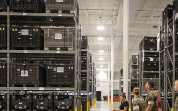 Sergeant Major of the Marine Corps cuts Ribbon on newest Consolidated Storage Facility