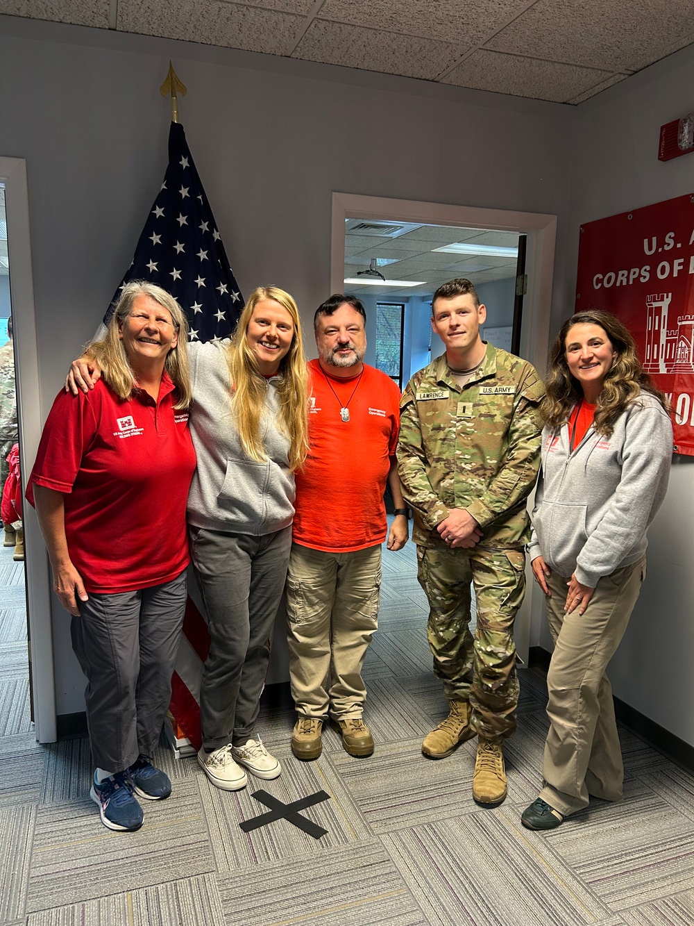 Deployed for Recovery Efforts