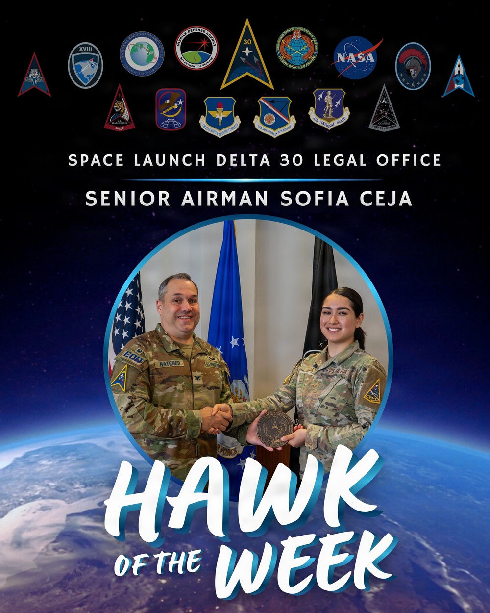 Vandenberg's Hawk of the Week Award on April 15th