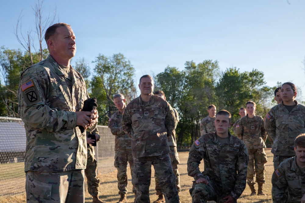 Fort Carson Newcomers PT Event