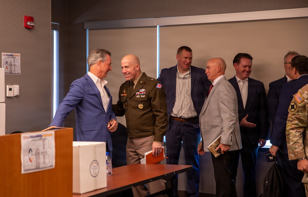 Fort Smith Chamber of Commerce Thanks Arkansas Guard members with JTF-DC