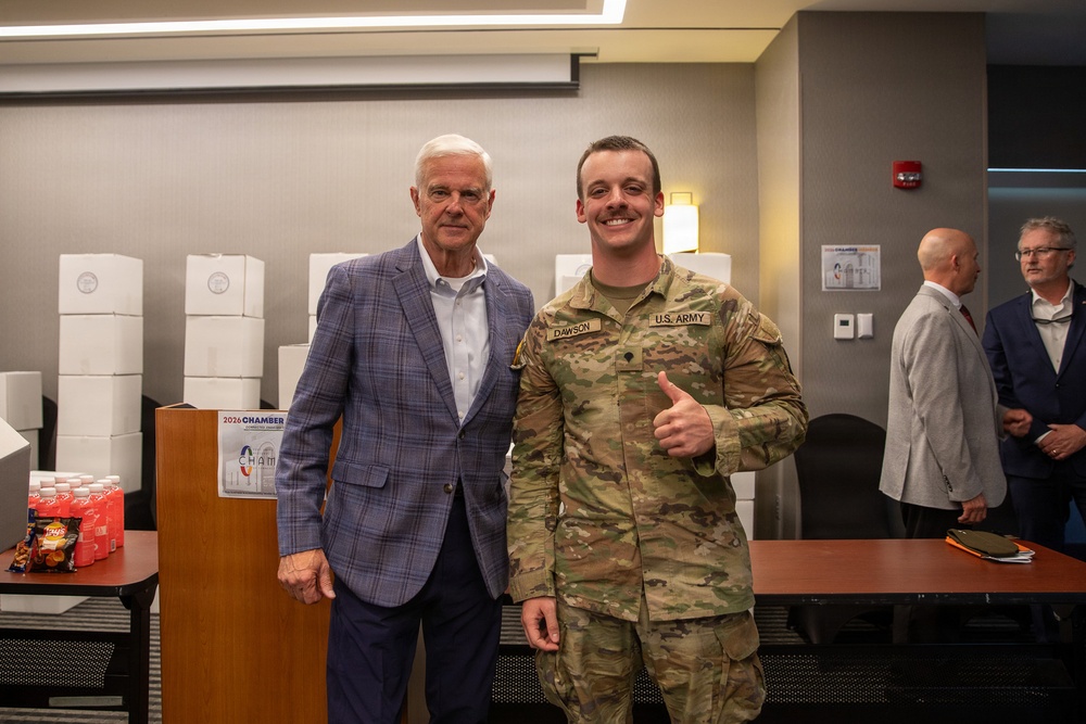 Fort Smith Chamber of Commerce Thanks Arkansas Guard members with JTF-DC