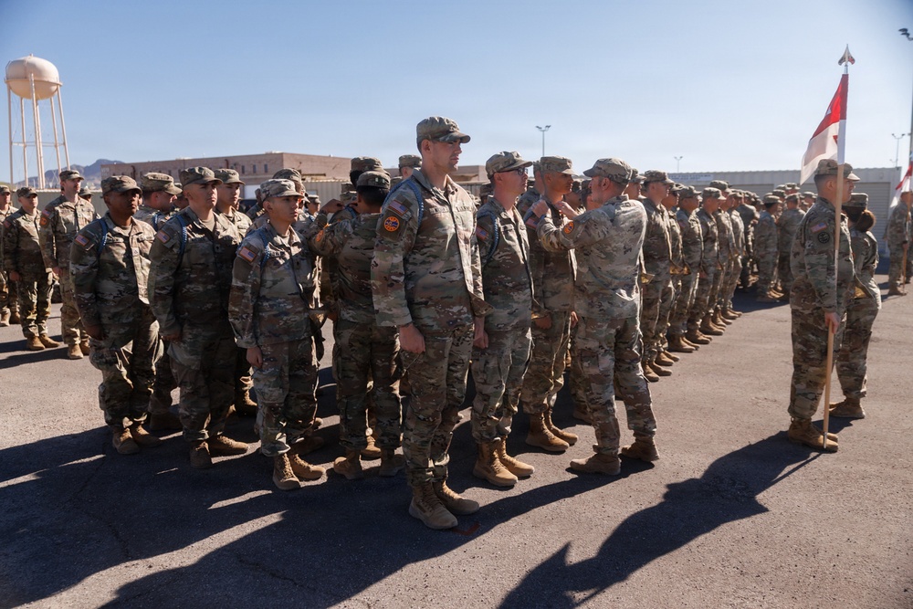 Nevada Army Guard ‘turns blue’ to symbolize mobile infantry transition