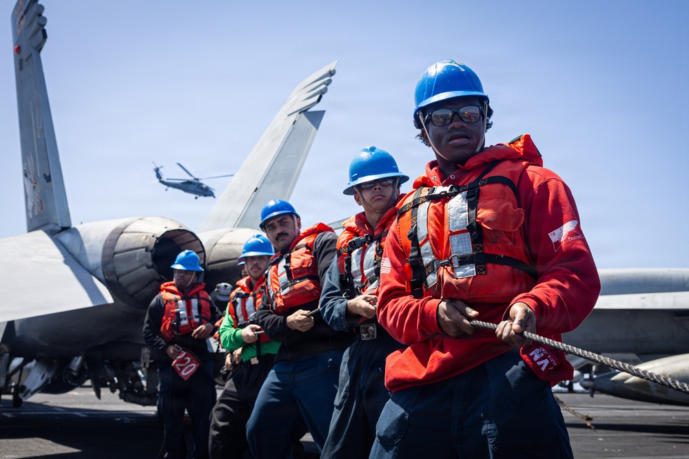 USS Gerald R. Ford (CVN 78) Replenishment-at-Sea Operations