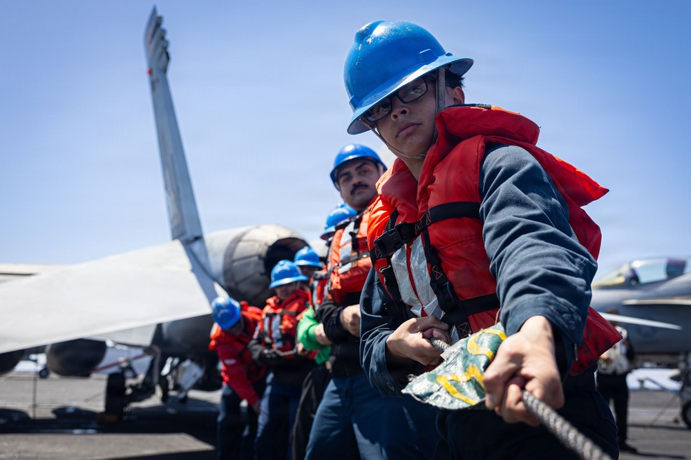 USS Gerald R. Ford (CVN 78) Replenishment-at-Sea Operations