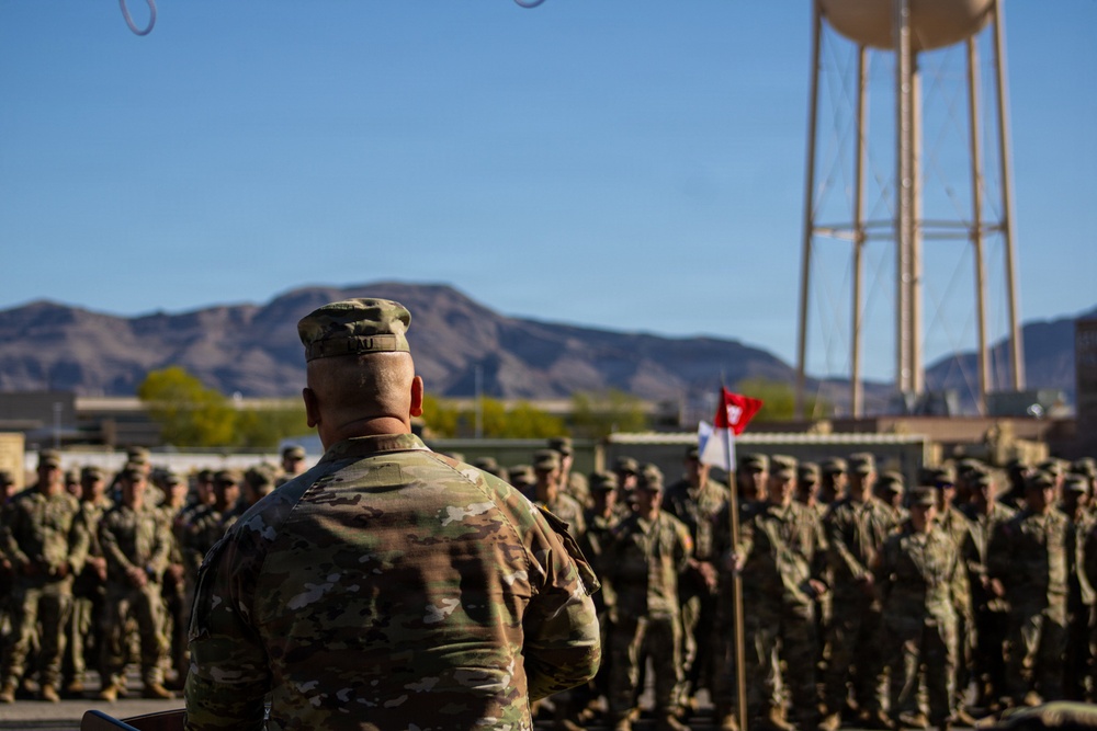 Nevada Army Guard 'turn blue' to symbolize mobile infantry transition