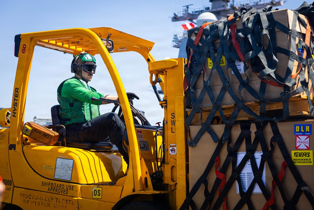 USS Gerald R. Ford (CVN 78) Replenishment-at-Sea Operations