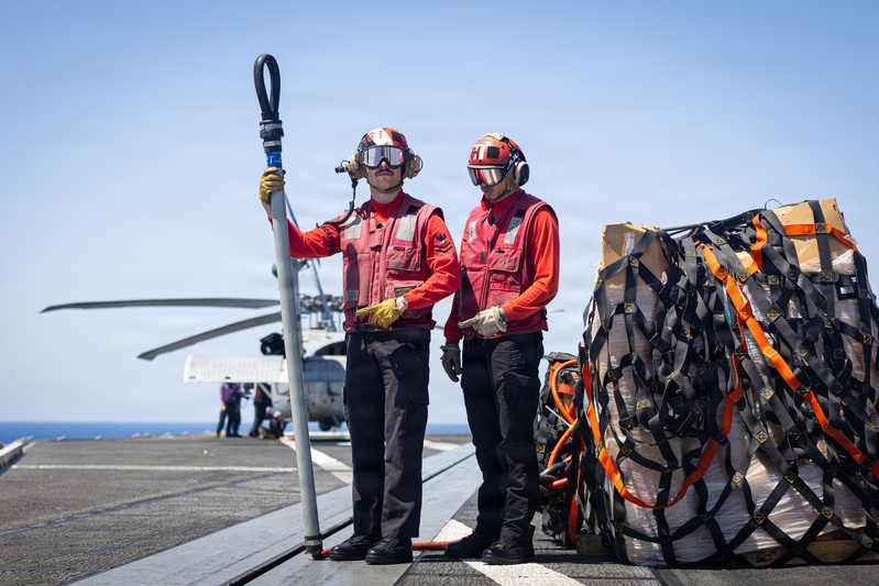 USS Gerald R. Ford (CVN 78) Replenishment-at-Sea Operations