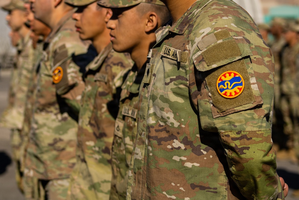 Nevada Army Guard 'turns blue' to symbolize mobile infantry transition