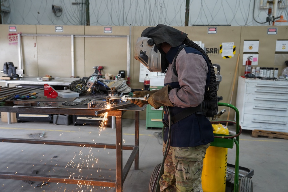 Strike Brigade Soldiers Forge Mission Readiness with Custom Welding Operations