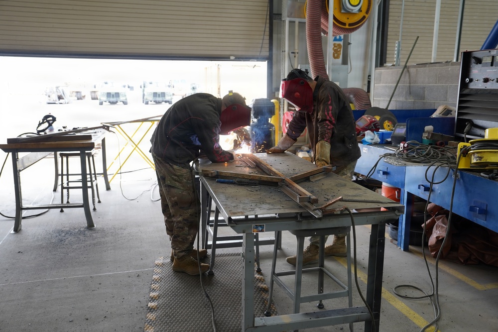 Strike Brigade Soldiers Forge Mission Readiness with Custom Welding Operations
