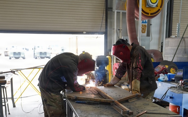Strike Brigade Soldiers Forge Mission Readiness with Custom Welding Operations