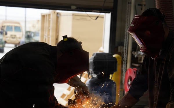 Strike Brigade Soldiers Forge Mission Readiness with Custom Welding Operations