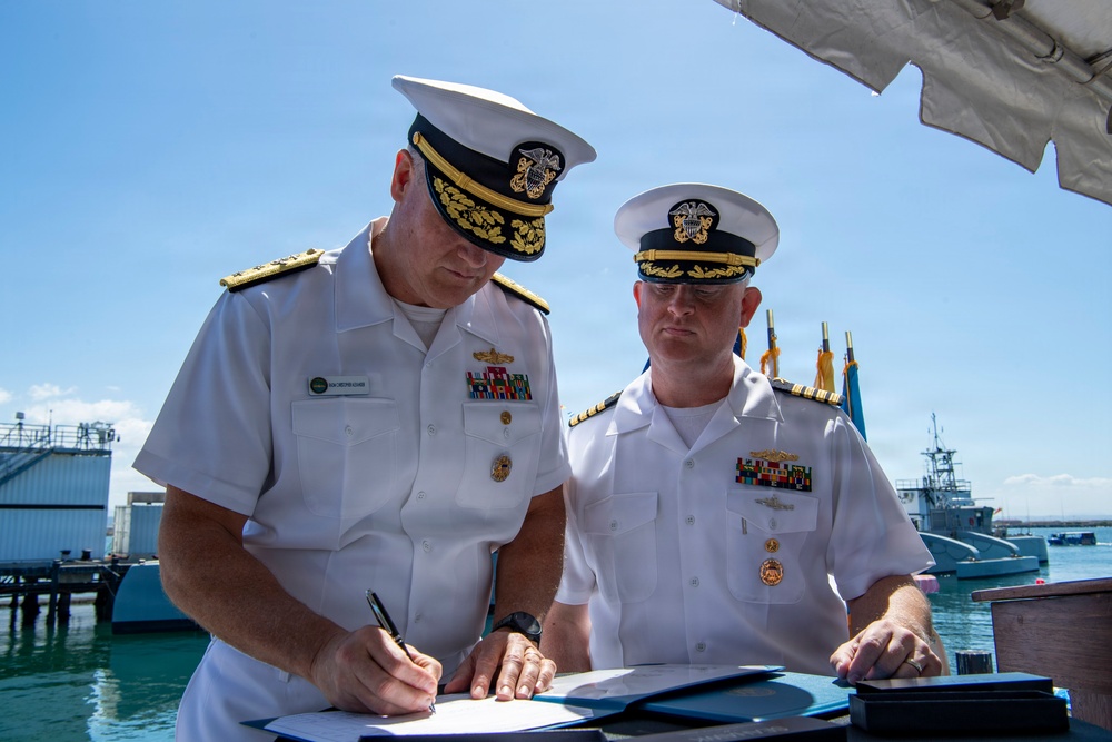Seahawk Unmanned Surface Vessel Transferred to Fleet During Signing Ceremony