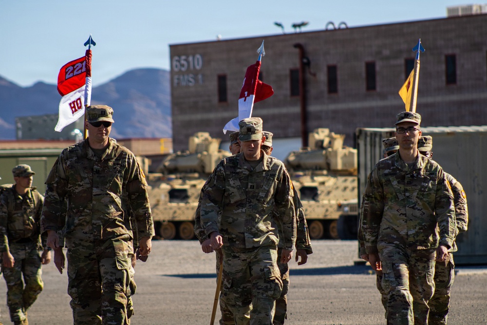 Nevada Army Guard 'turns blue' to symbolize mobile infantry transition