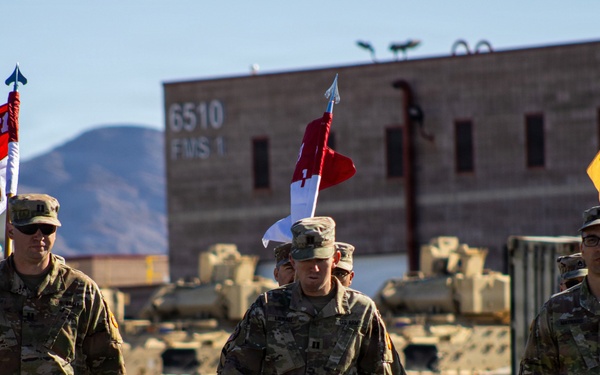 Nevada Army Guard 'turns blue' to symbolize mobile infantry transition