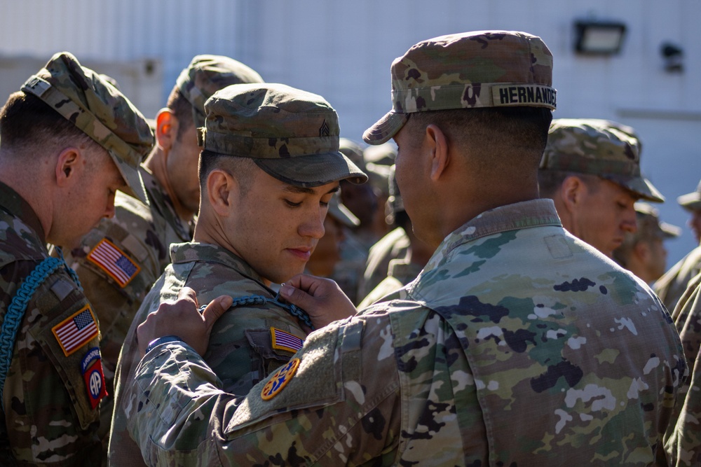 Nevada Army Guard 'turns blue' to symbolize mobile infantry transition