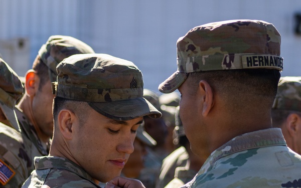 Nevada Army Guard 'turns blue' to symbolize mobile infantry transition