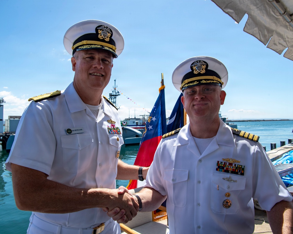 Seahawk Unmanned Surface Vessel Transferred to Fleet During Signing Ceremony