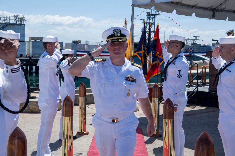 Seahawk Unmanned Surface Vessel Transferred to Fleet During Signing Ceremony