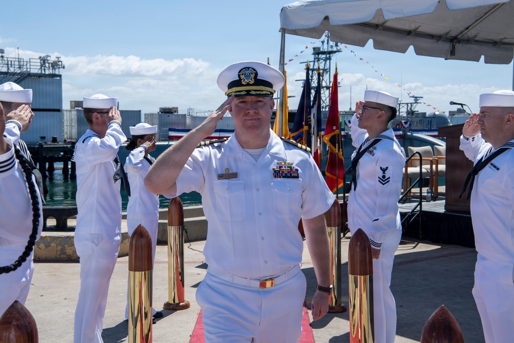 Seahawk Unmanned Surface Vessel Transferred to Fleet During Signing Ceremony