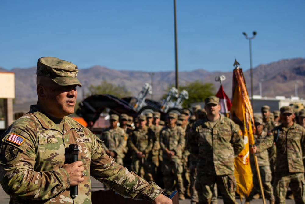Nevada Army Guard ' turns blue' to symbolize mobile infantry transition