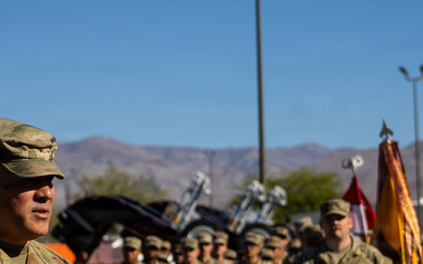 Nevada Army Guard ' turns blue' to symbolize mobile infantry transition