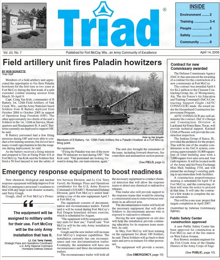 This Month in Fort McCoy History — April