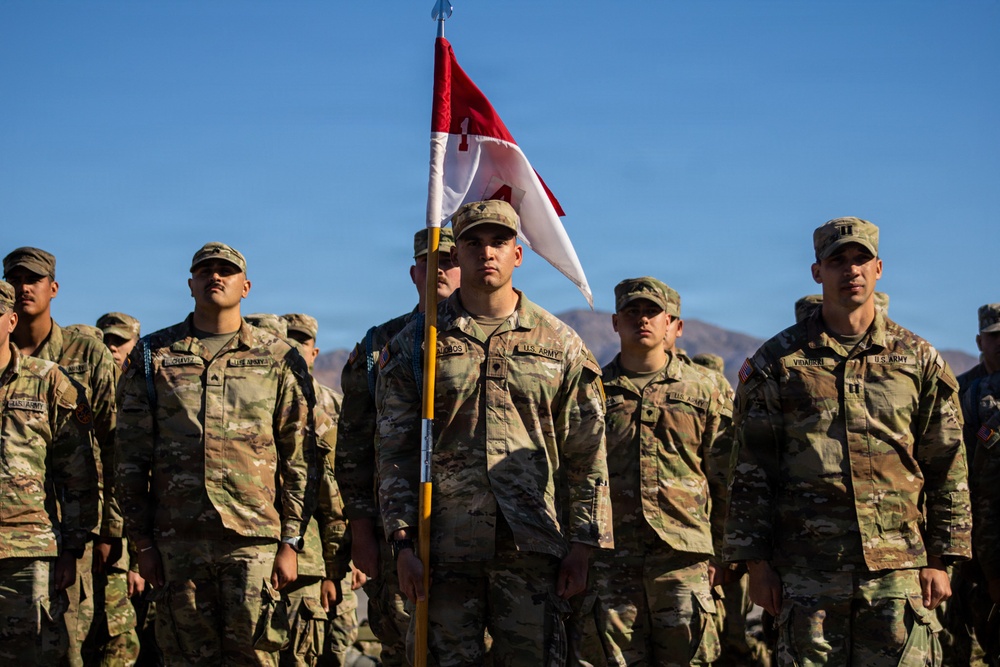 Nevada Army Guard 'turns blue' to symbolize mobile infantry transition