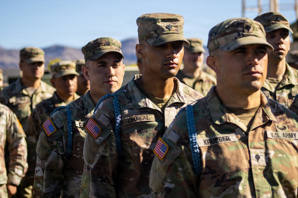 Nevada Army Guard 'turns blue' to symbolize mobile infantry transition