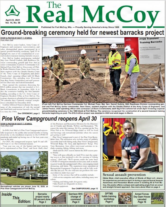 This Month in Fort McCoy History — April