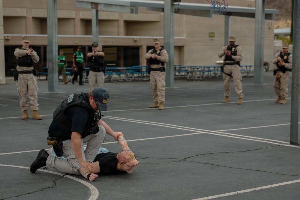 MCAGCC Conducts Active Shooter Drill