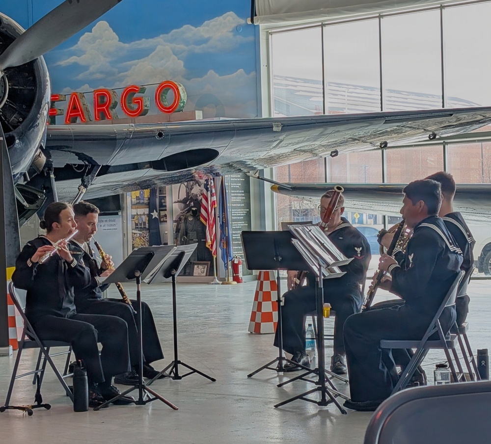 Navy Band Northwest at the Fargo Air Museum